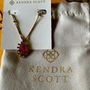 Kendra Scott Brett Necklace in Berry